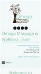 Mobile Screenshot of omegamassage.ca
